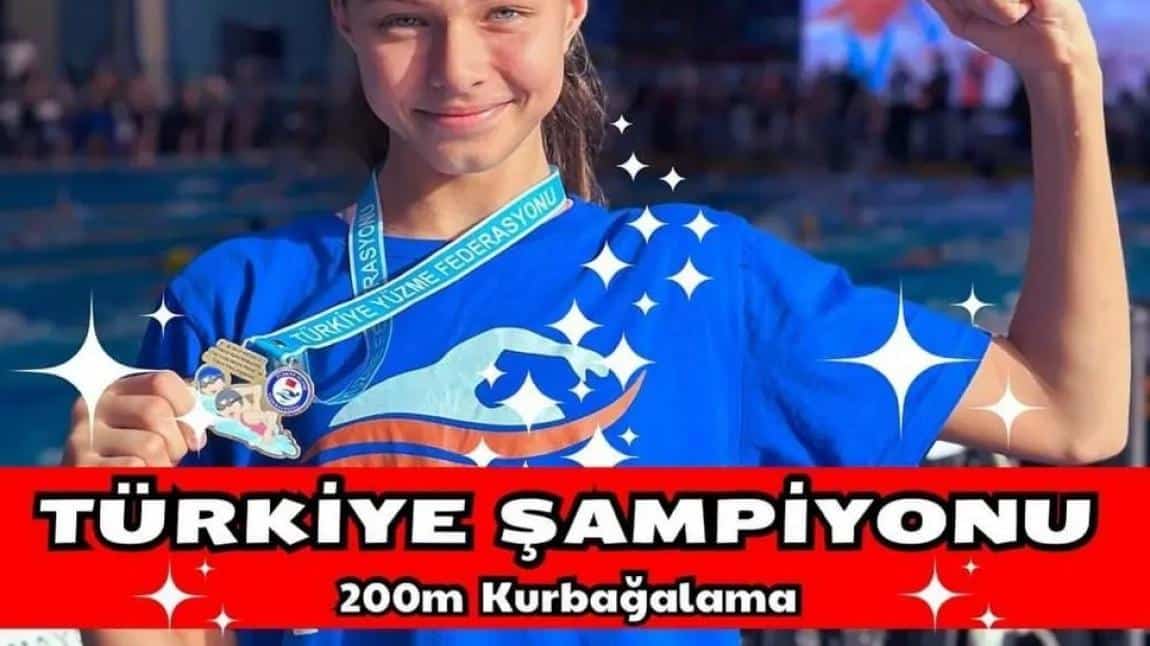 Türkiye Yüzme Şampiyonumuzu Kutluyoruz